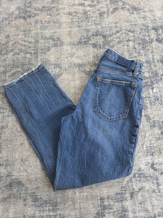 Abercrombie & Fitch Denim - Abercrombie & Fitch Dark Blue Denim 90s Straight Ultra High Rise
